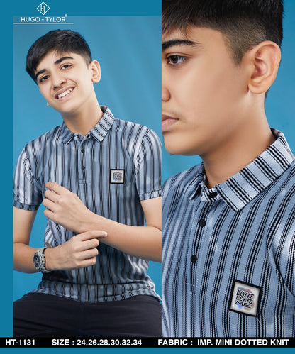 Ht 1131 Hugo Tylor Knit Boys Tshirt Manufacturer Ahmedabad