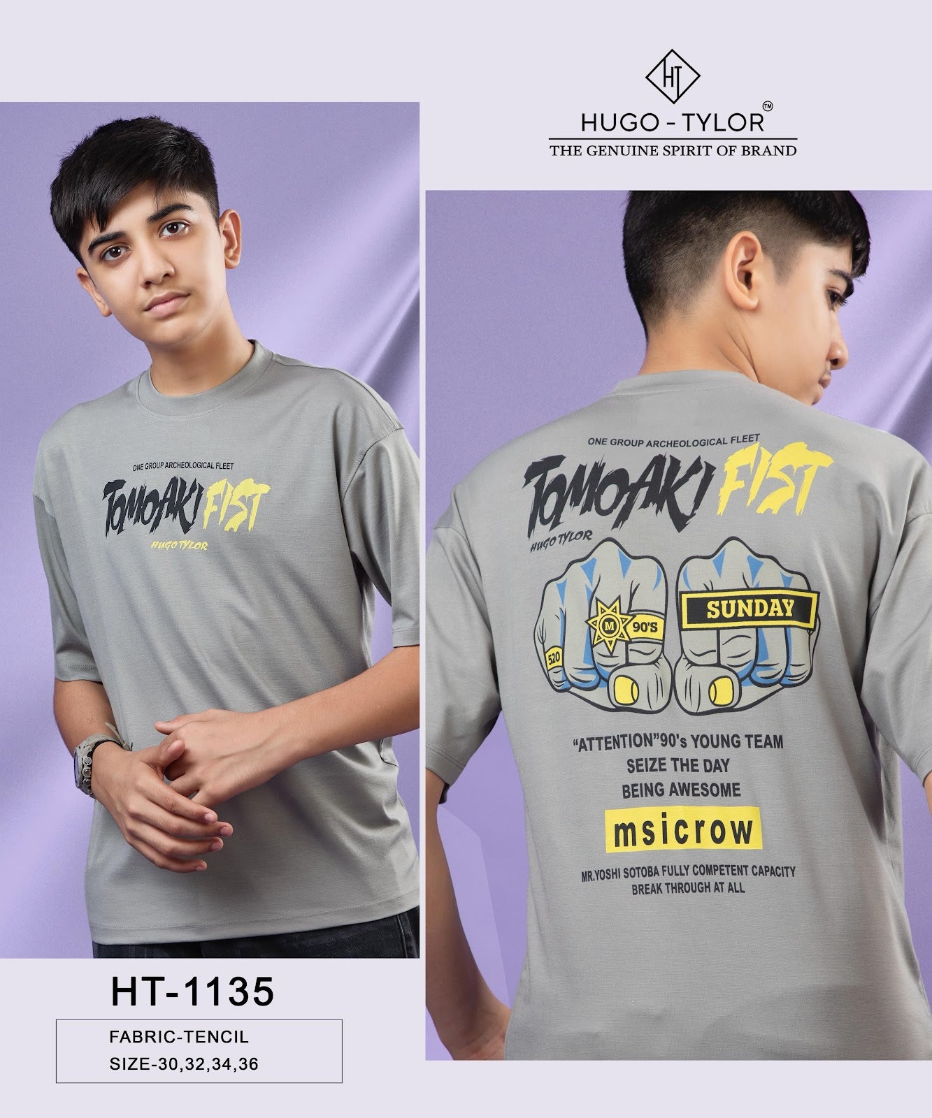 Ht 1135 Hugo Tylor Imported Boys Tshirt Exporter Ahmedabad