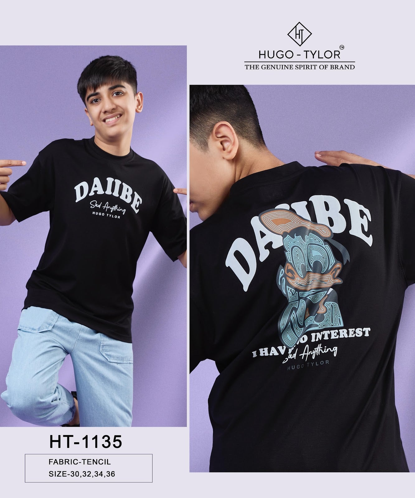 Ht 1135 Hugo Tylor Imported Boys Tshirt Exporter Ahmedabad