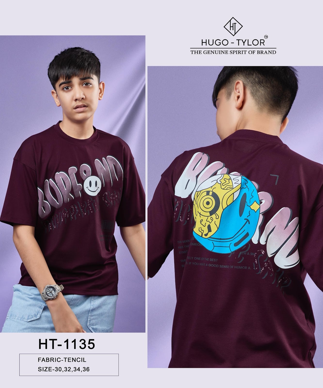 Ht 1135 Hugo Tylor Imported Boys Tshirt Exporter Ahmedabad