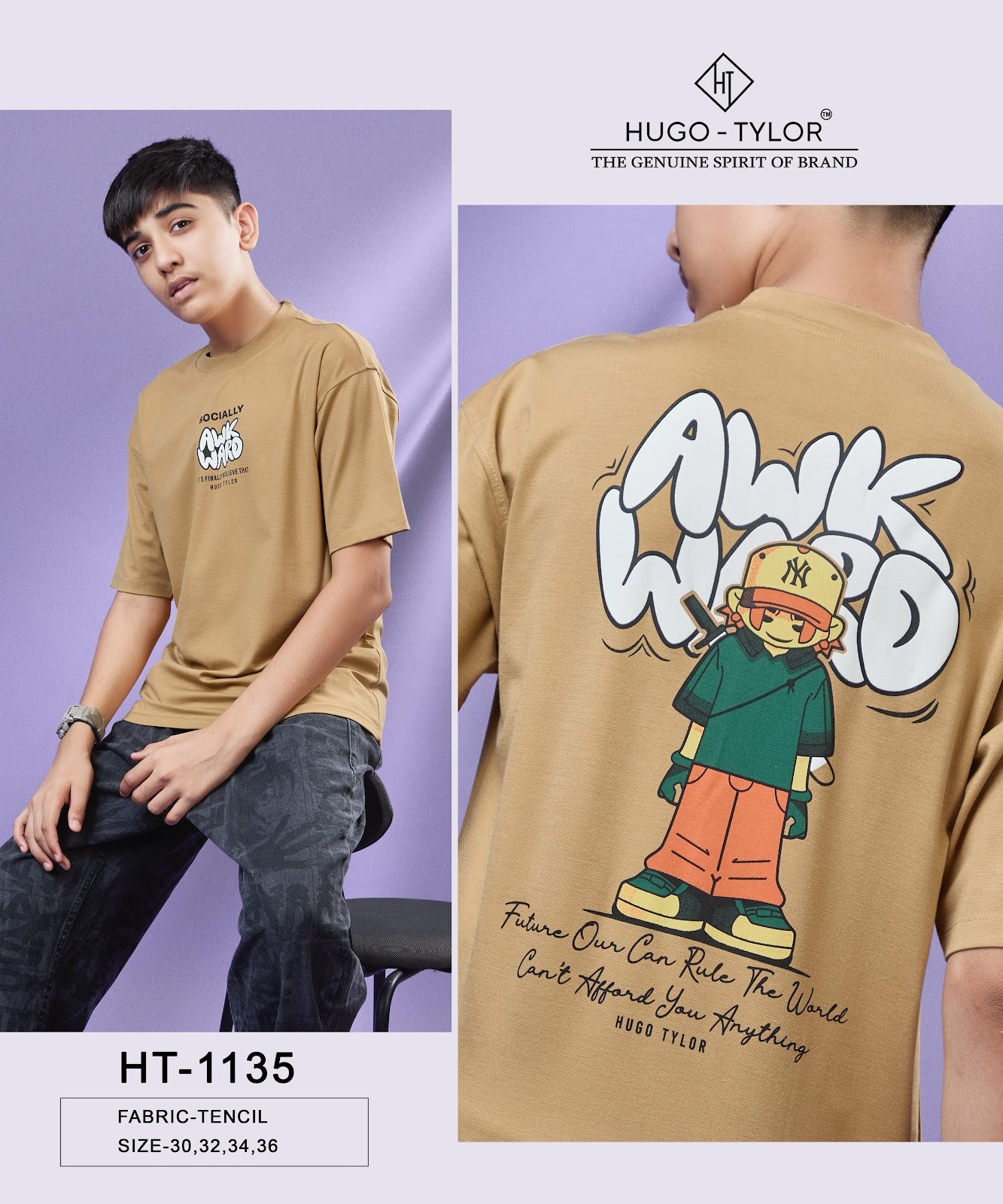 Ht 1135 Hugo Tylor Imported Boys Tshirt Exporter Ahmedabad