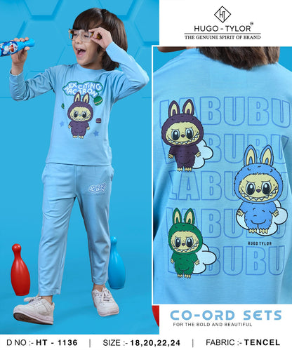 Ht 1136 Hugo Tylor Lycra Tencil Boys Co Ord Set Wholesale Price