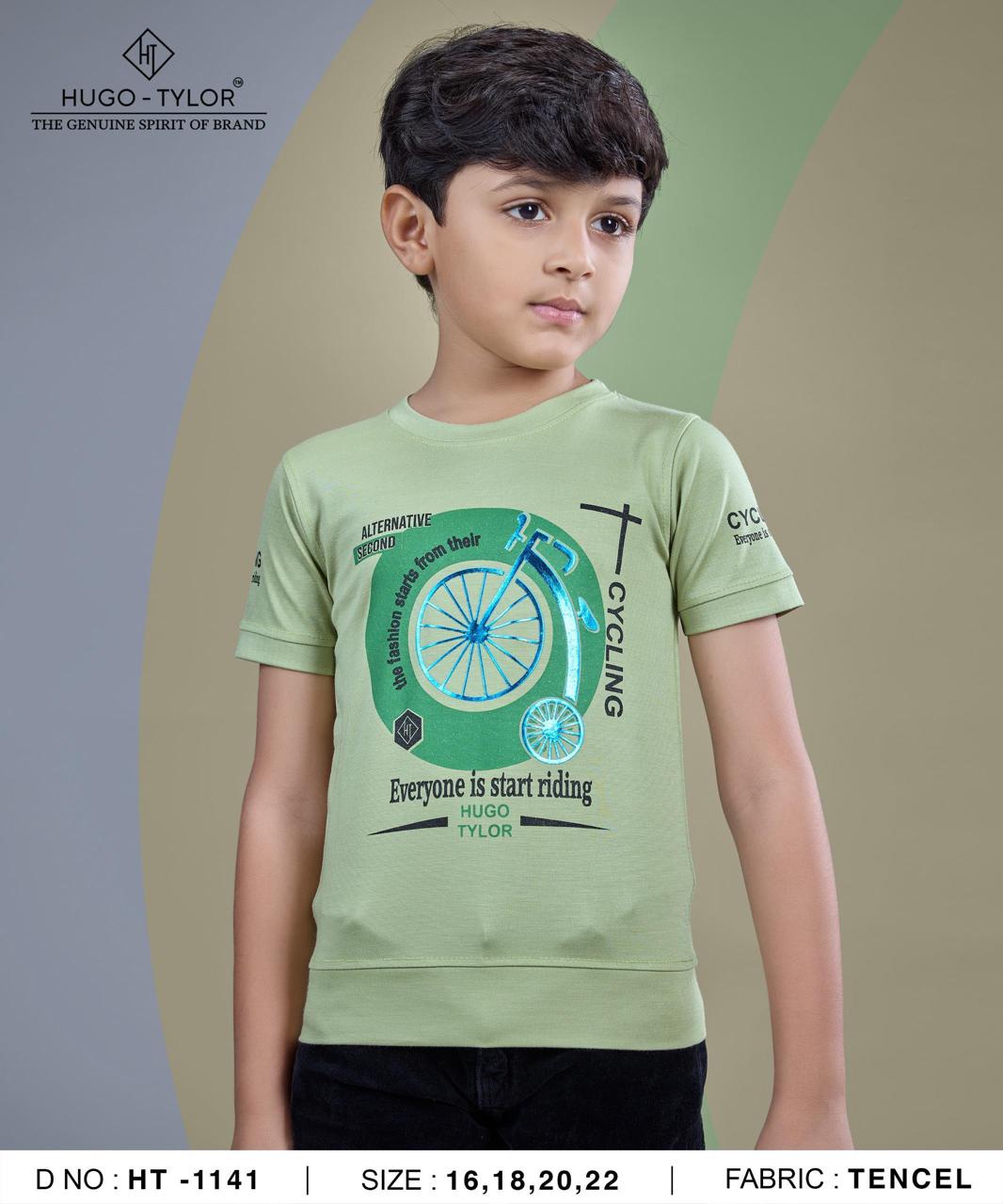 Ht 1141 Hugo Tylor Imported Boys Tshirt Wholesaler Gujarat