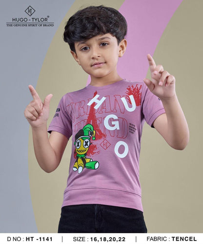 Ht 1141 Hugo Tylor Imported Boys Tshirt Wholesaler Gujarat