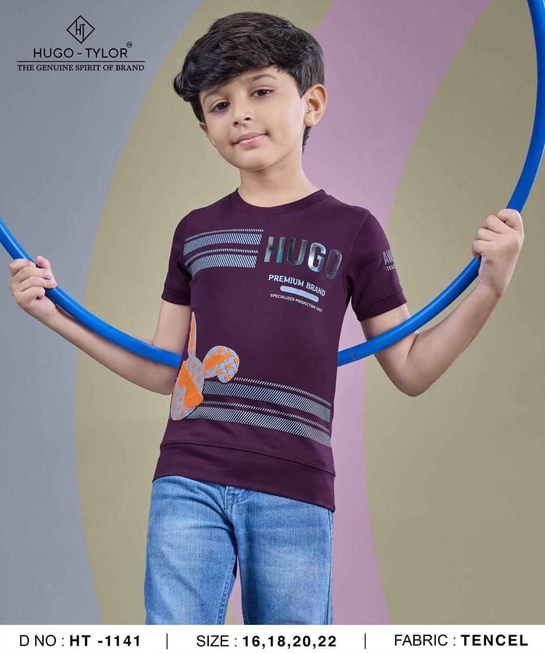 Ht 1141 Hugo Tylor Imported Boys Tshirt Wholesaler Gujarat