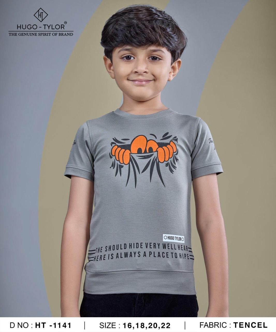 Ht 1141 Hugo Tylor Imported Boys Tshirt Wholesaler Gujarat
