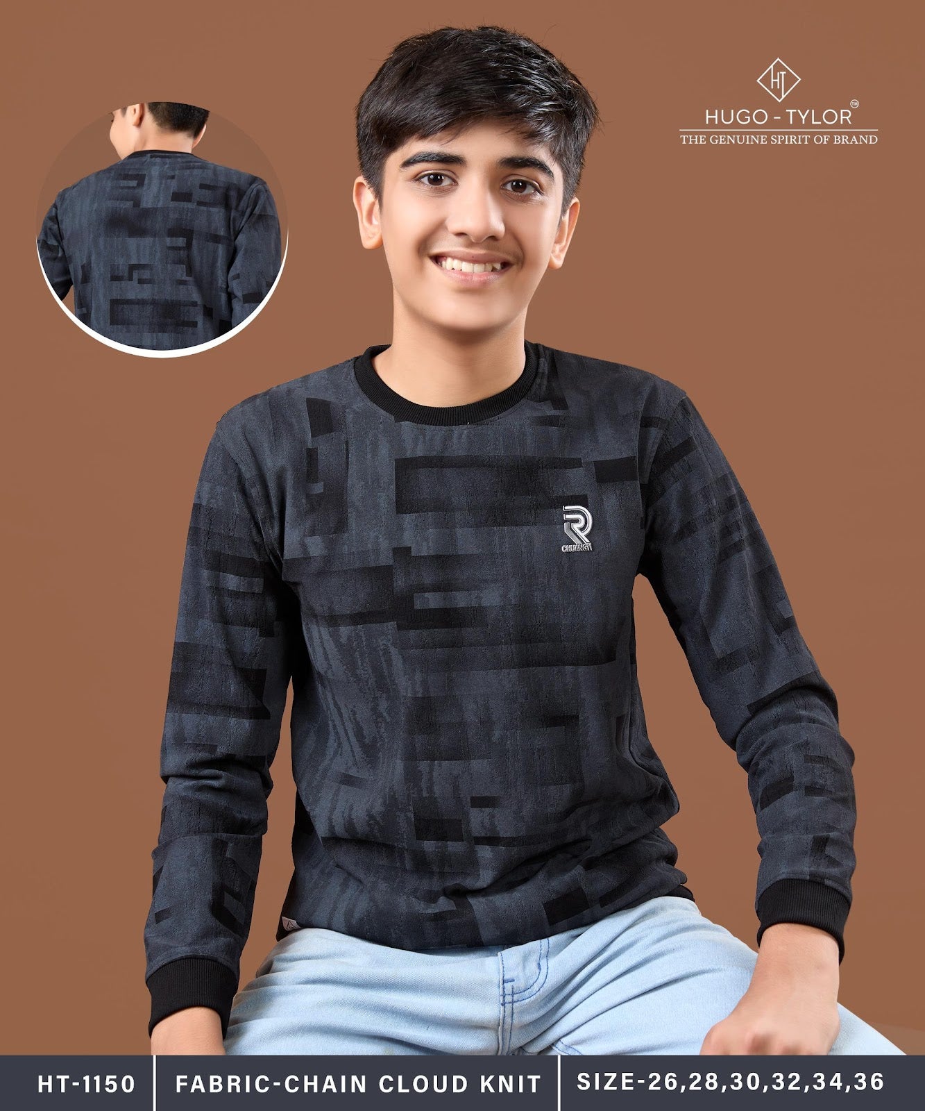Ht 1150 Hugo Tylor Knit Boys Tshirt Supplier Ahmedabad