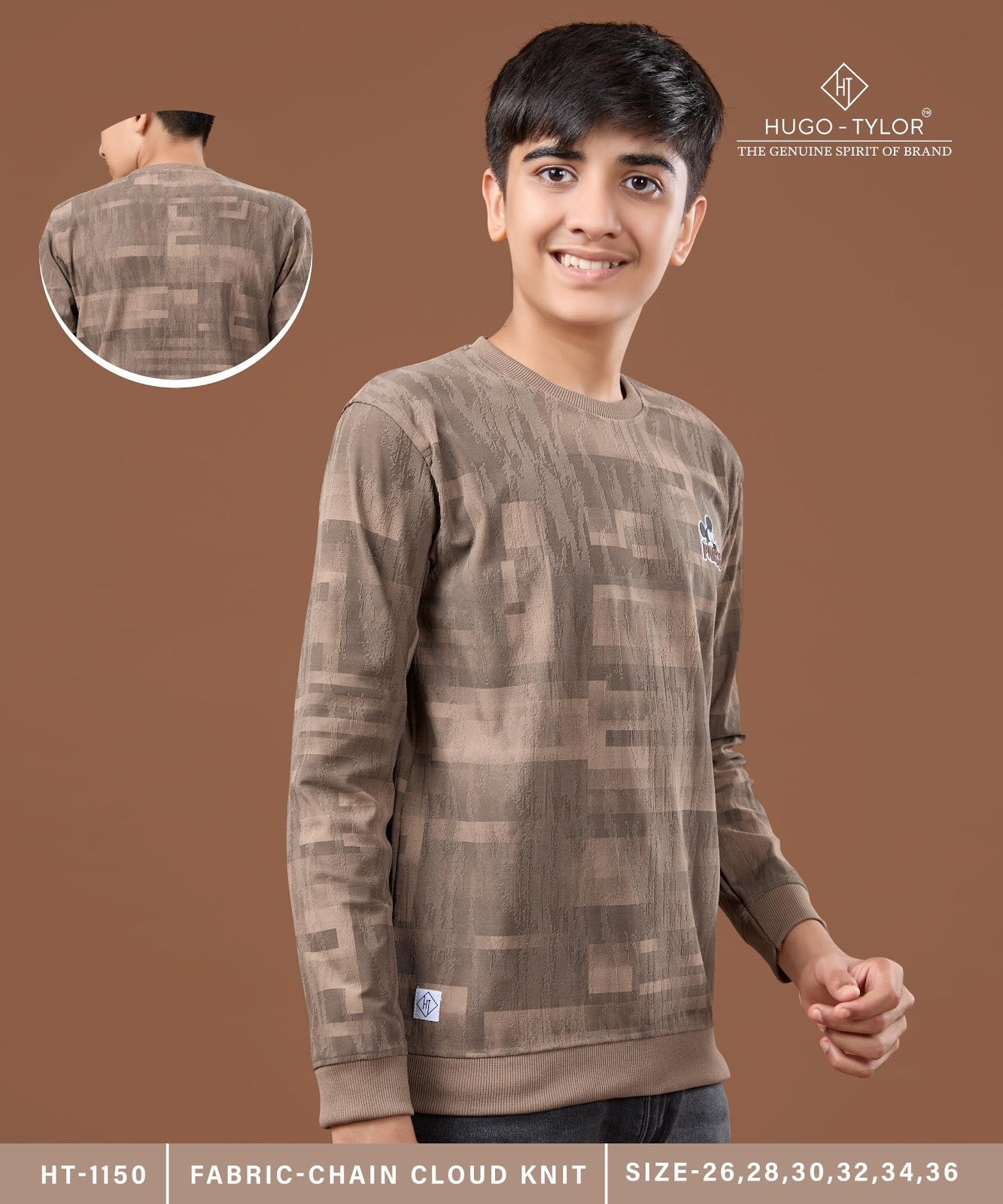 Ht 1150 Hugo Tylor Knit Boys Tshirt Supplier Ahmedabad
