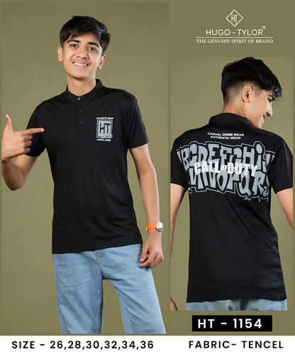 Ht 1154 Hugo Tylor Tencil Boys Tshirt Exporter Gujarat