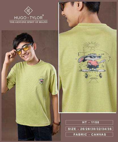 Ht 1158 Hugo Tylor Canvas Boys Tshirt Wholesale Price