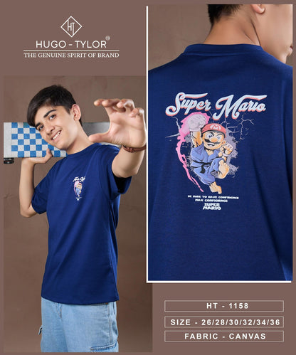 Ht 1158 Hugo Tylor Canvas Boys Tshirt Wholesale Price