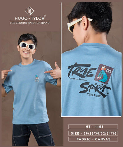 Ht 1158 Hugo Tylor Canvas Boys Tshirt Wholesale Price