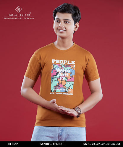Ht 1162 Hugo Tylor Lycra Tencil Boys Tshirt Manufacturer