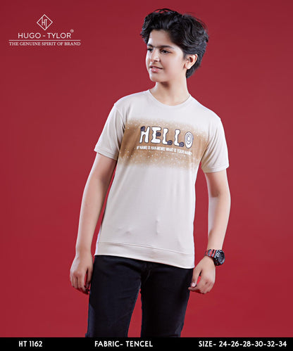 Ht 1162 Hugo Tylor Lycra Tencil Boys Tshirt Manufacturer