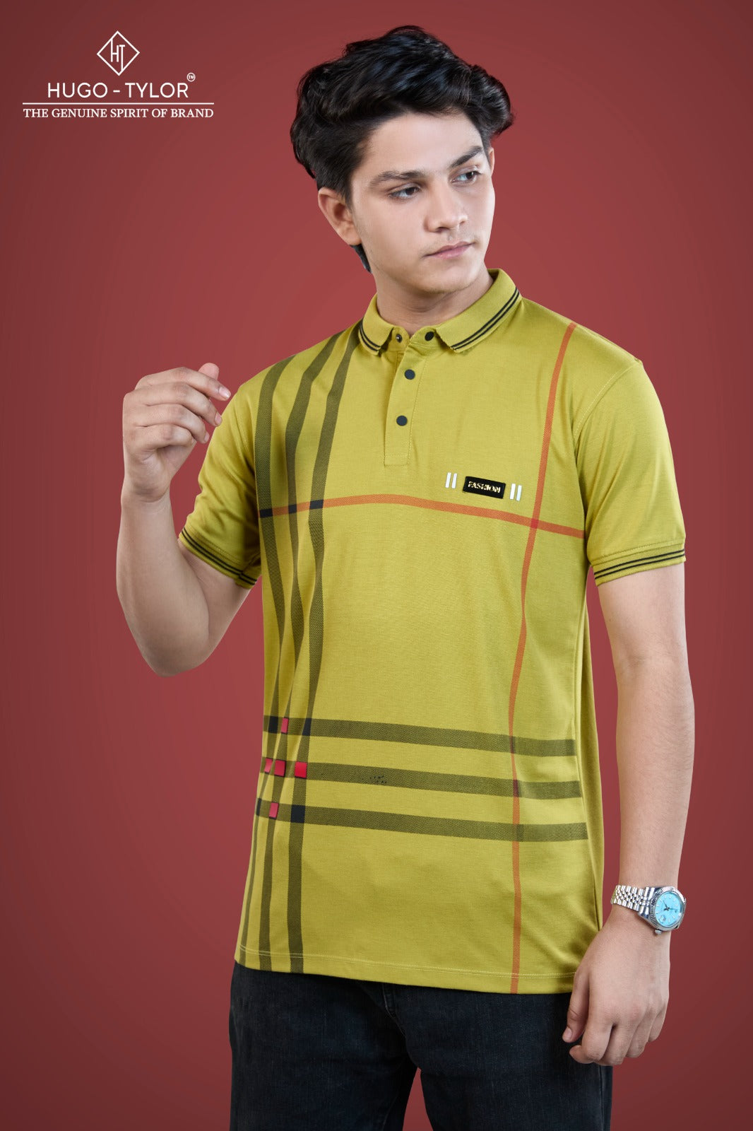 Ht 1164 Hugo Tylor Lycra Tencil Boys Tshirt Manufacturer Ahmedabad