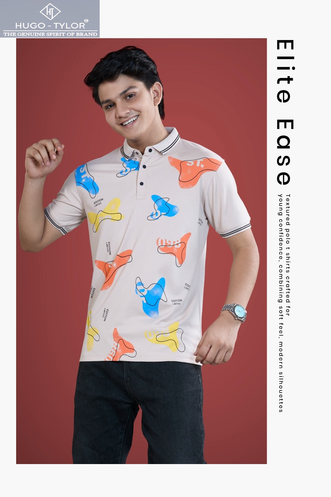Ht 1164 Hugo Tylor Lycra Tencil Boys Tshirt Manufacturer Ahmedabad