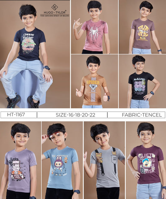Ht 1167 Hugo Tylor Tencil Boys Tshirt Supplier Gujarat