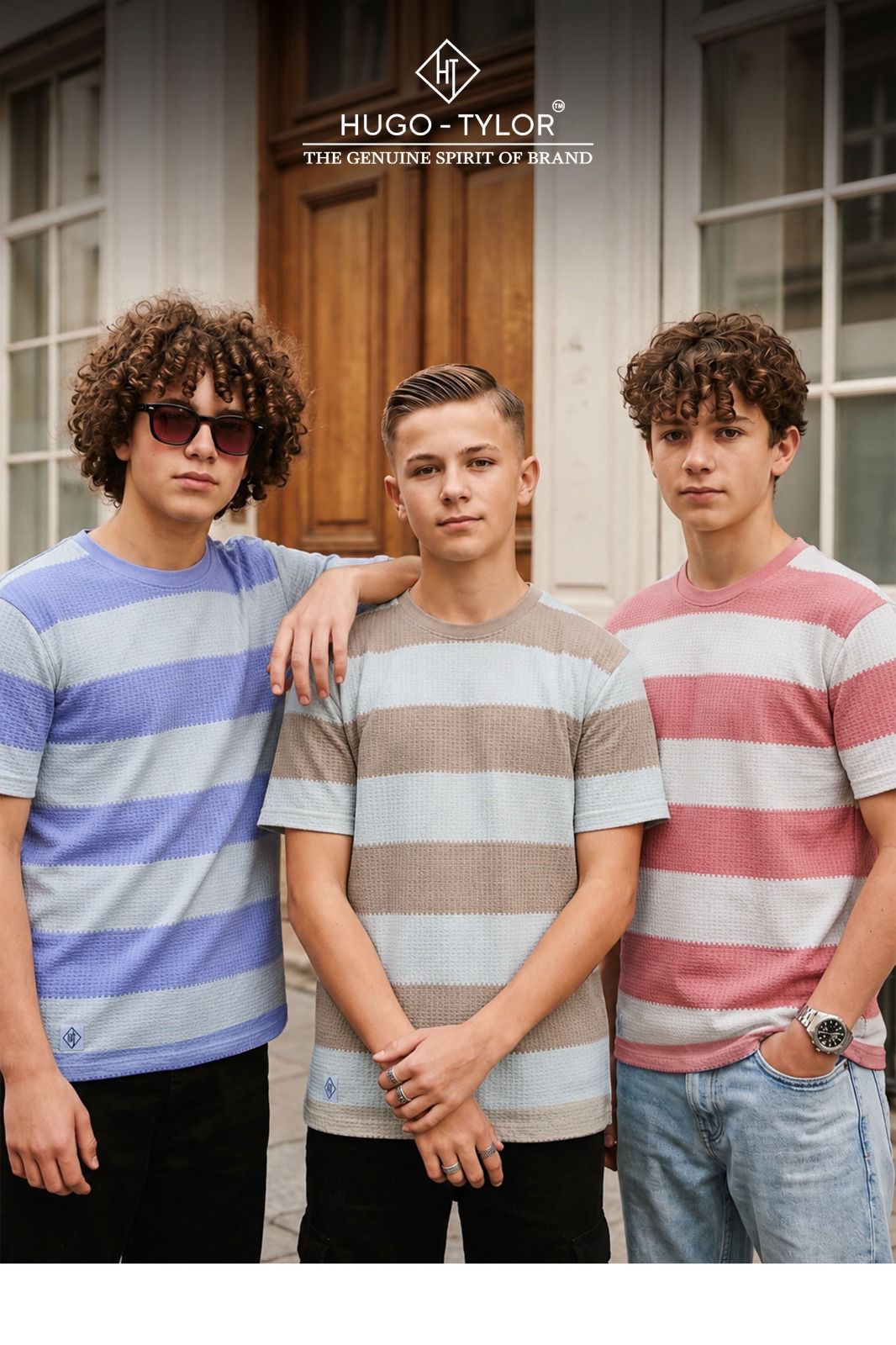 Ht 1178 Hugo Tylor Knit Boys Tshirt Wholesale Rate