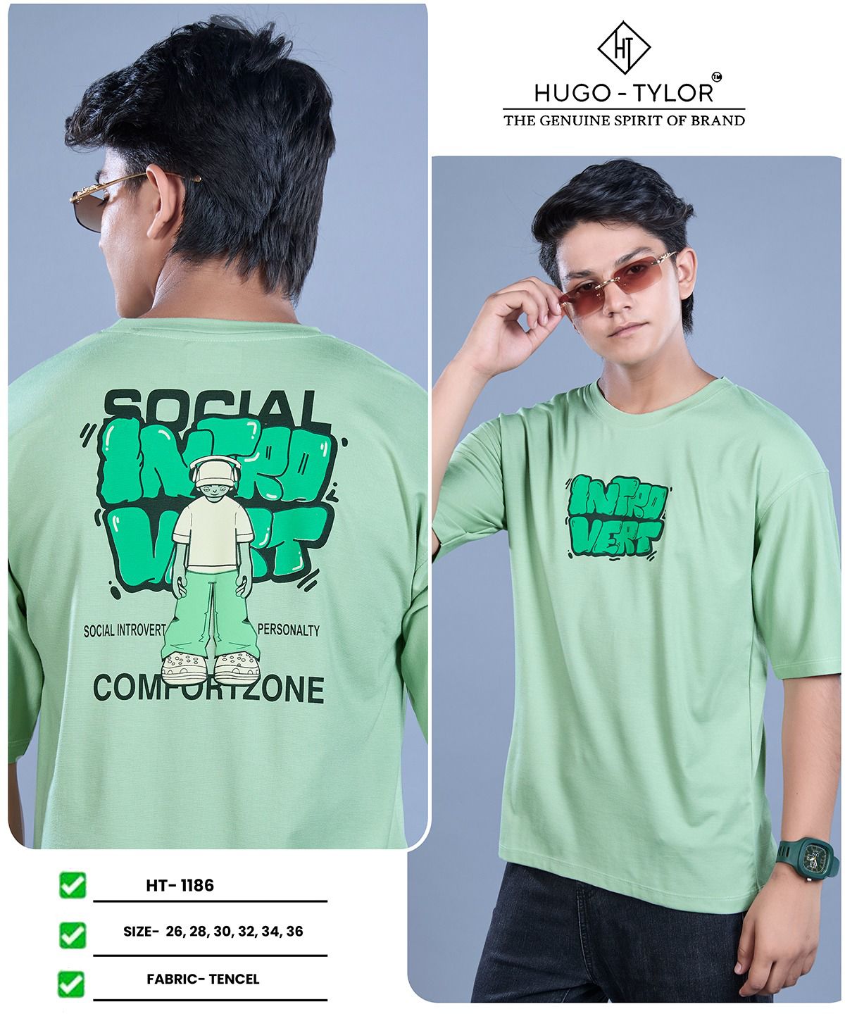 Ht 1186 Drop Shoulder Hugo Tylor Imported Boys Tshirt Supplier Gujarat