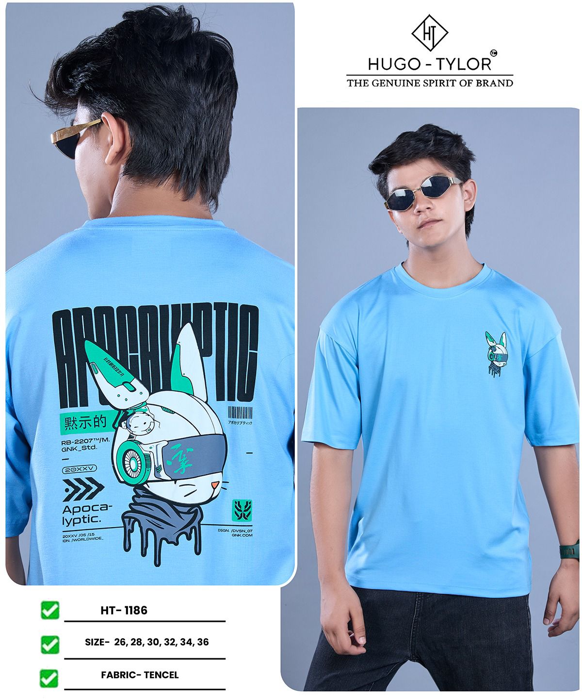 Ht 1186 Drop Shoulder Hugo Tylor Imported Boys Tshirt Supplier Gujarat