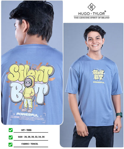 Ht 1186 Drop Shoulder Hugo Tylor Imported Boys Tshirt Supplier Gujarat