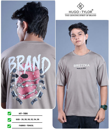 Ht 1186 Drop Shoulder Hugo Tylor Imported Boys Tshirt Supplier Gujarat