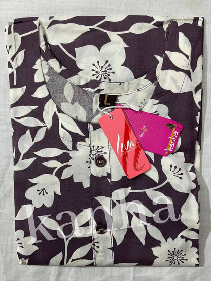 Hulchal 040125 Kanha Reyon Kurtis Manufacturer India