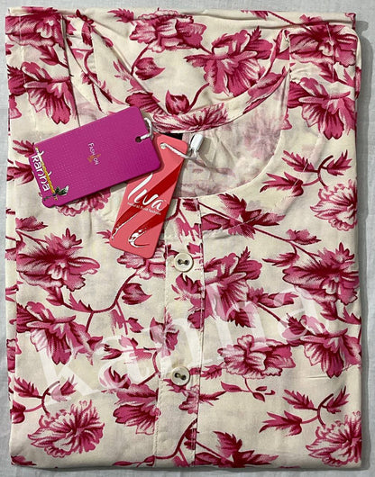 Hulchal 040125 Kanha Reyon Kurtis Manufacturer India