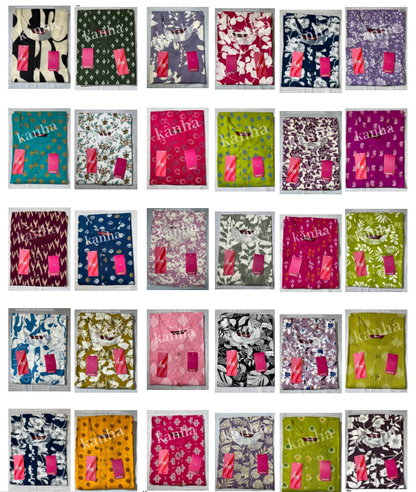 Hulchal 041224 Kanha Heavy Rayon Kurtis Wholesaler Ahmedabad