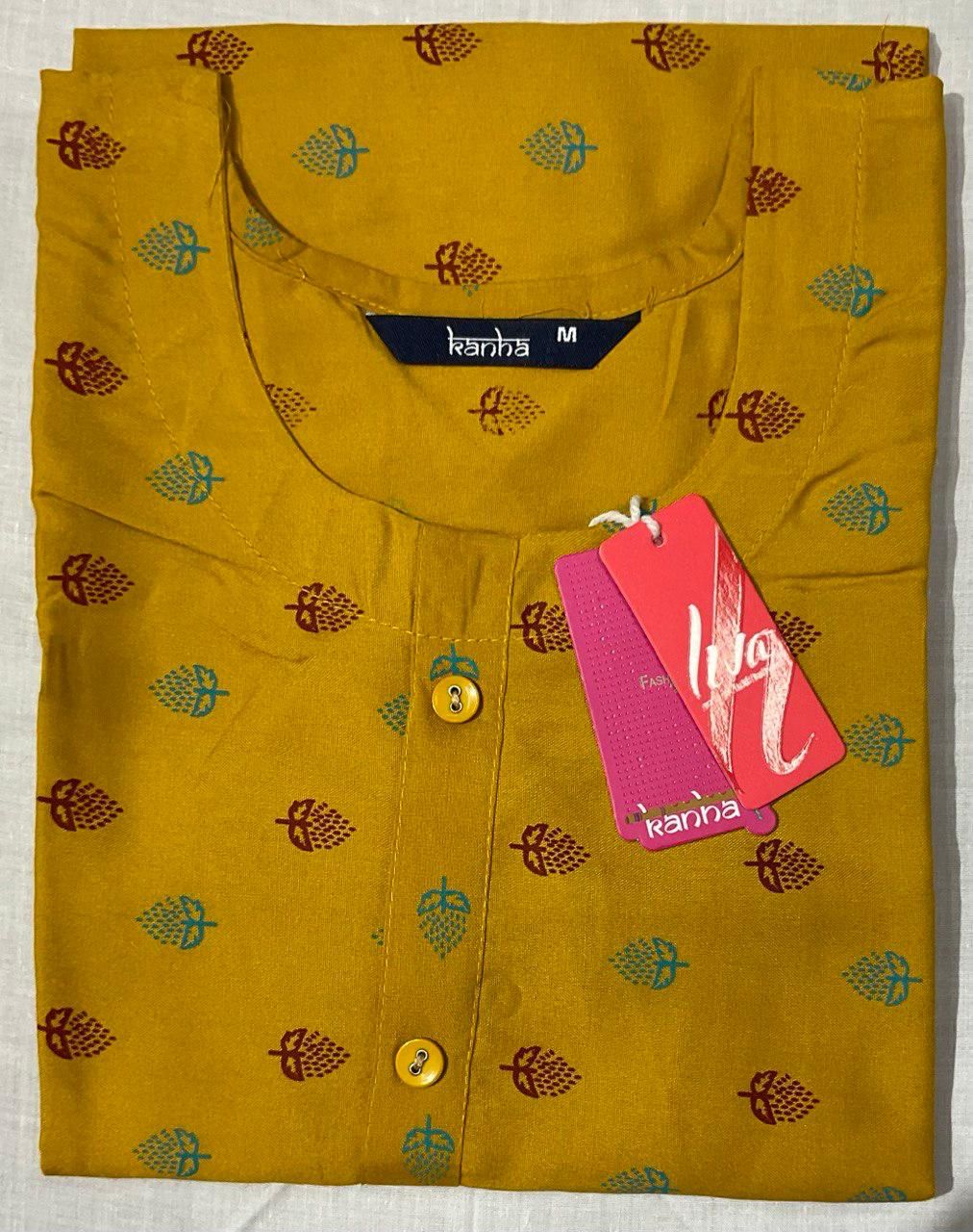 Hulchal Kanha Heavy Rayon Kurtis Wholesale