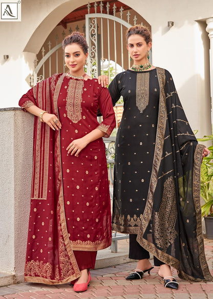 Hum Safar Alok Viscose Karachi Salwar Suits Wholesaler India