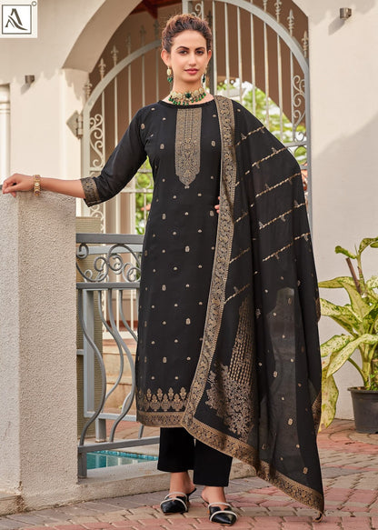 Hum Safar Alok Viscose Karachi Salwar Suits Wholesaler India