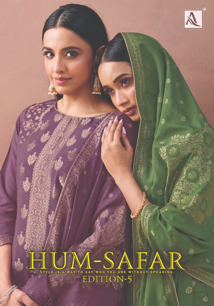 Hum Safar Edition 5 Alok Viscose Muslin Karachi Salwar Suits Manufacturer Ahmedabad