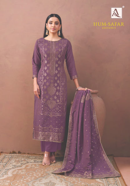 Hum Safar Edition 5 Alok Viscose Muslin Karachi Salwar Suits Manufacturer Ahmedabad