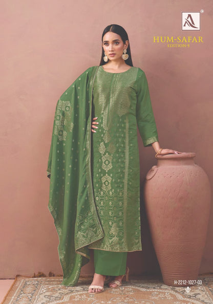 Hum Safar Edition 5 Alok Viscose Muslin Karachi Salwar Suits Manufacturer Ahmedabad