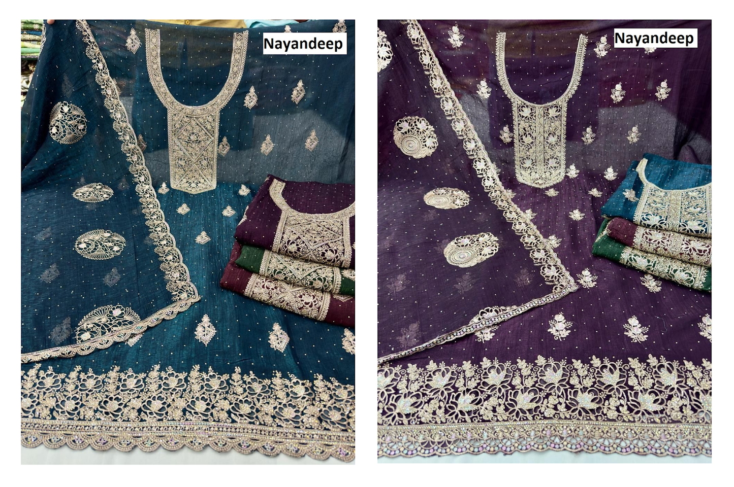 Hum Safar Nayandeep Silk Salwar Suits Exporter Gujarat