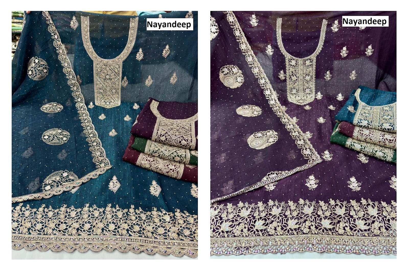 Hum Safar Nayandeep Silk Salwar Suits Exporter Gujarat