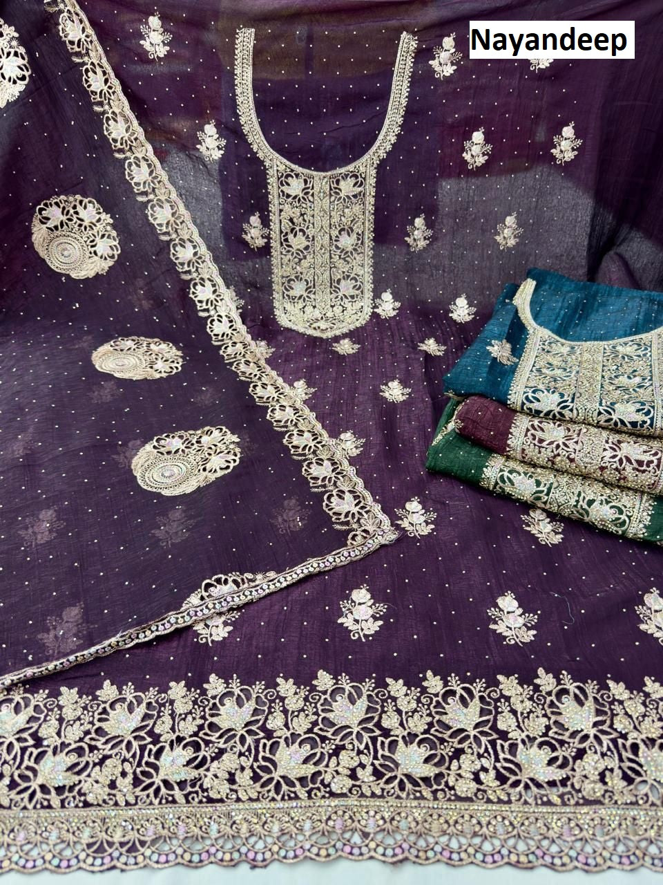 Hum Safar Nayandeep Silk Salwar Suits Exporter Gujarat