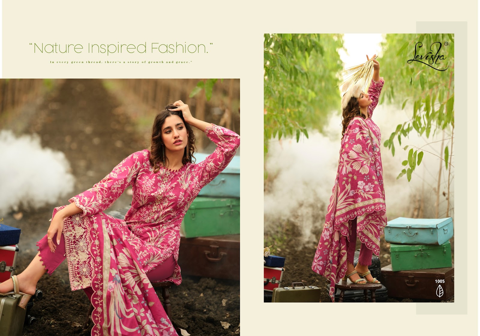 Humdum Levisha Cotton Karachi Salwar Suits Wholesaler Gujarat