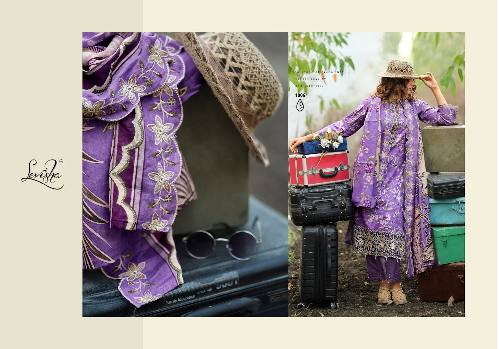 Humdum Levisha Cotton Karachi Salwar Suits Wholesaler Gujarat