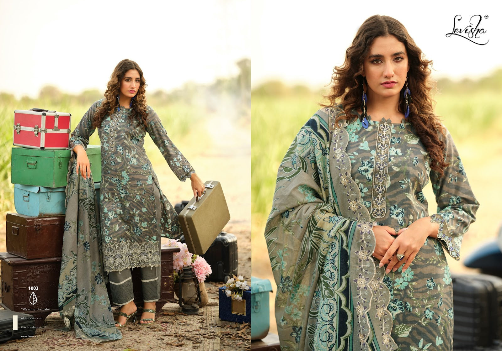 Humdum Levisha Cotton Karachi Salwar Suits Wholesaler Gujarat