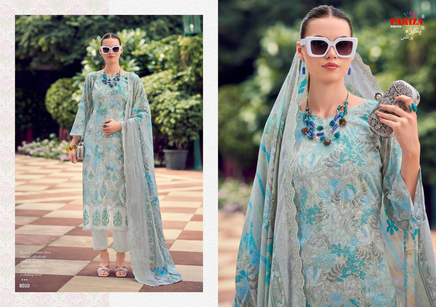 Humnawa Vol 8 Pakiza Prints Lawn Cotton Karachi Salwar Suits Wholesale Price