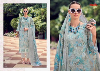 Humnawa Vol 8 Pakiza Prints Lawn Cotton Karachi Salwar Suits Wholesale Price