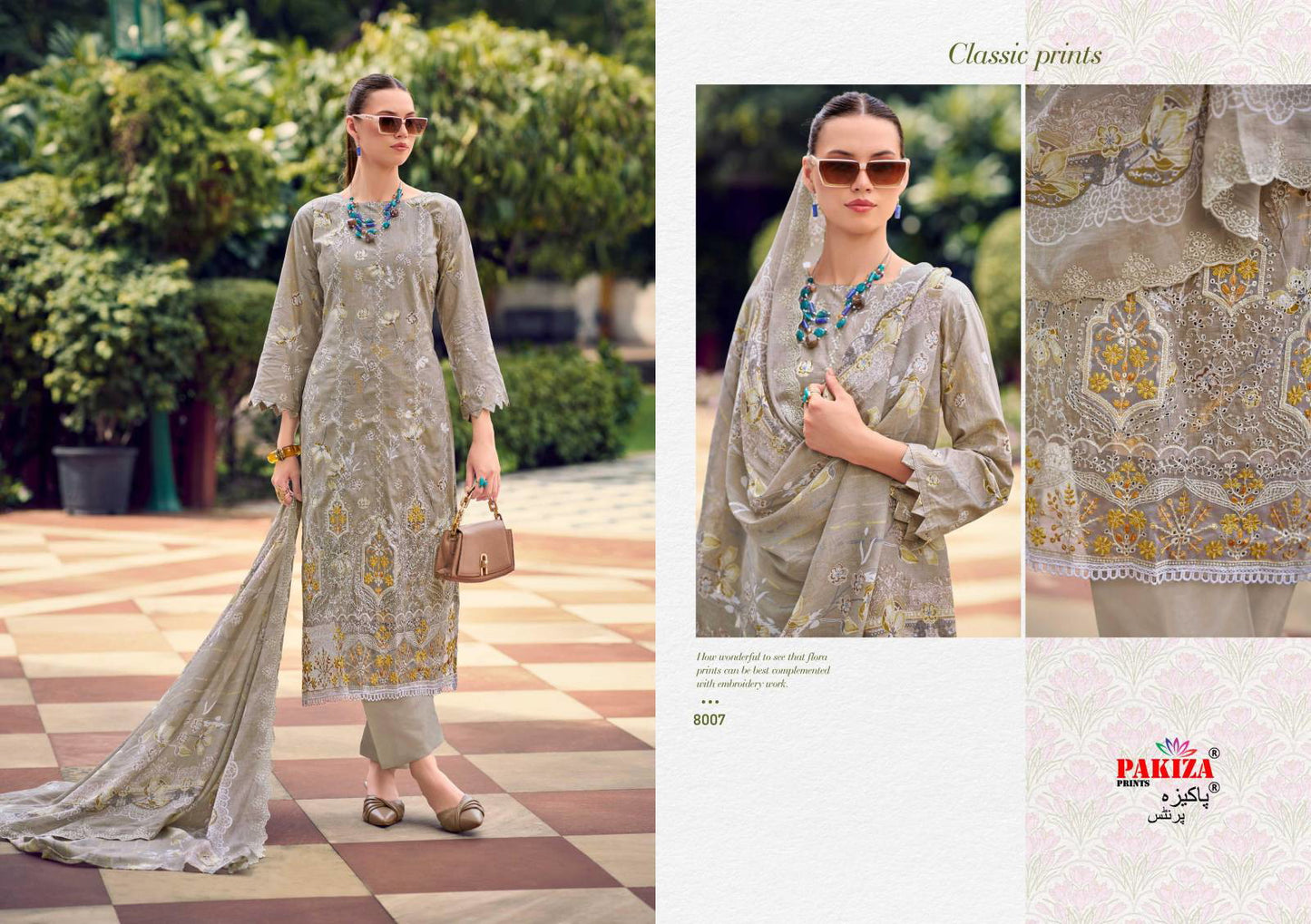 Humnawa Vol 8 Pakiza Prints Lawn Cotton Karachi Salwar Suits Wholesale Price
