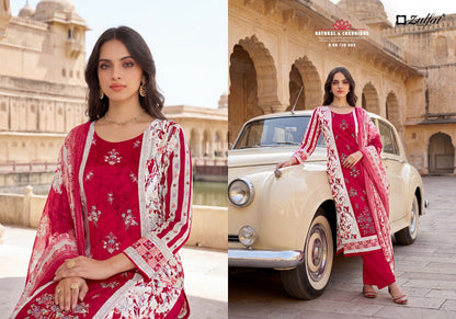 Humraaz Zulfat Designer Jam Cotton Karachi Salwar Suits Wholesale