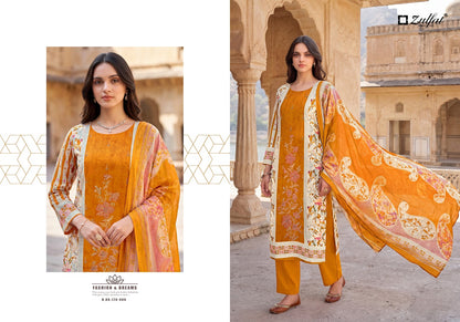 Humraaz Zulfat Designer Jam Cotton Karachi Salwar Suits Wholesale
