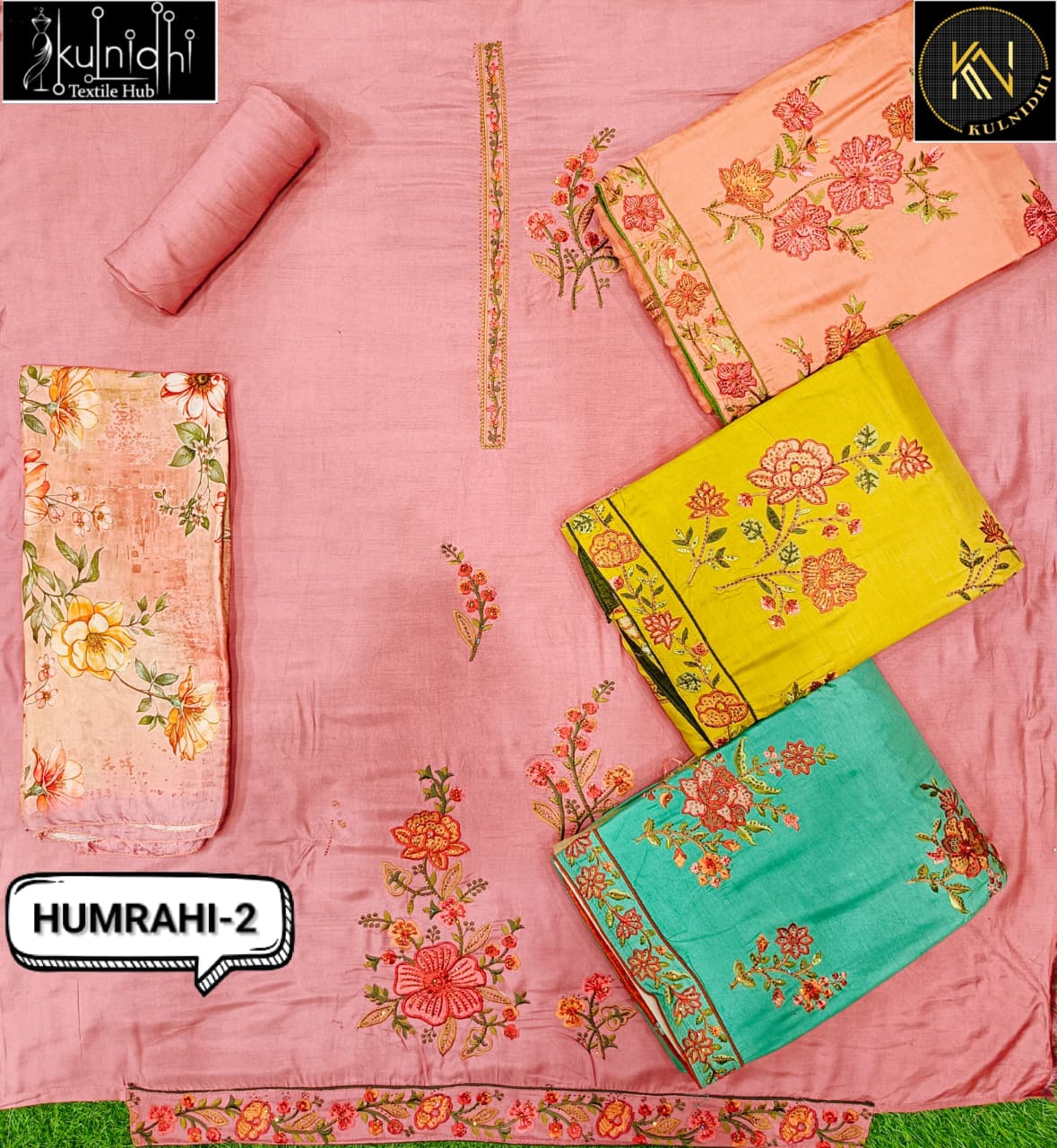 Humrahi Kulnidhi Viscose Muslin Salwar Suits Wholesale Price