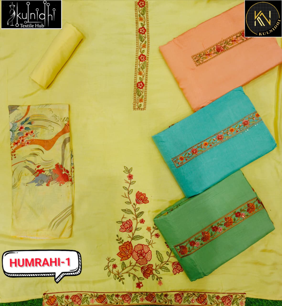 Humrahi Kulnidhi Viscose Muslin Salwar Suits Wholesale Price