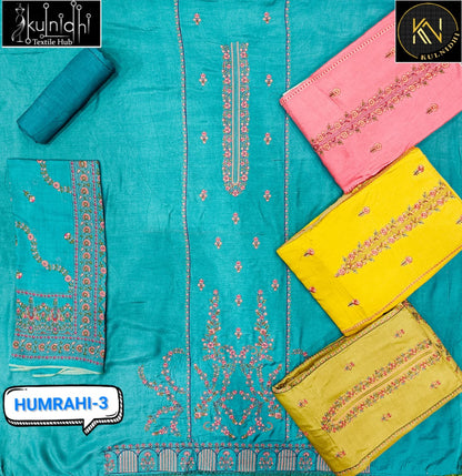 Humrahi Kulnidhi Viscose Muslin Salwar Suits Wholesale Price