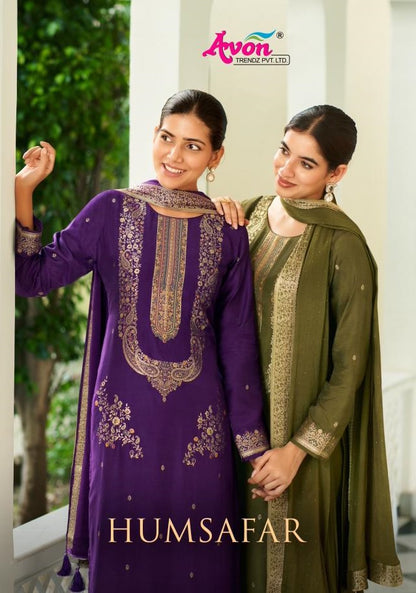 Humsafar Avon Trendz Muslin Silk Pant Style Suits Manufacturer India